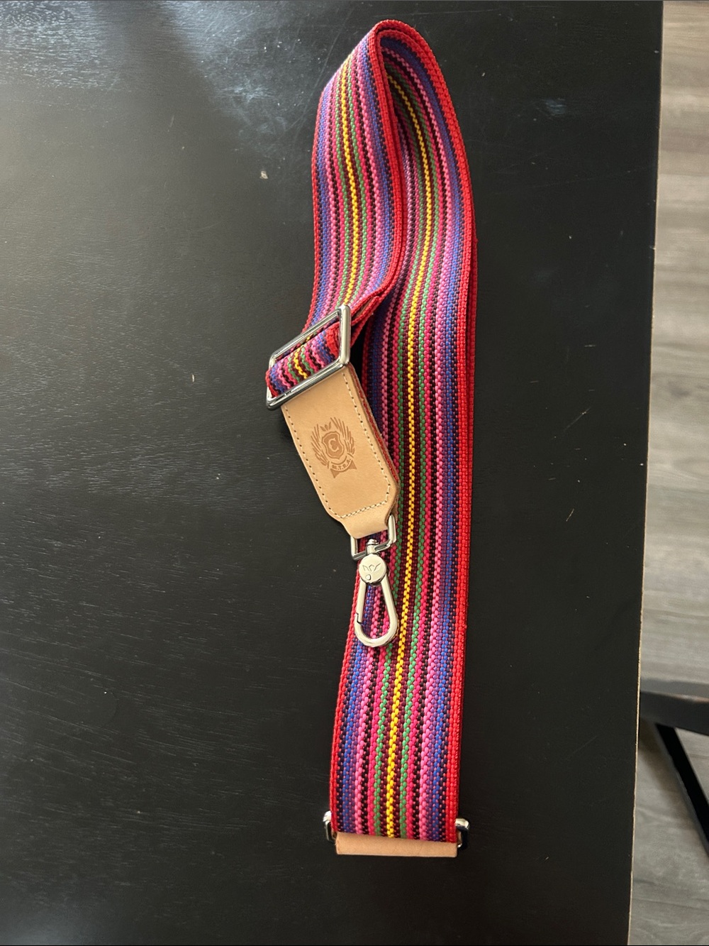 Consuela Multicolor Striped Adjustable Purse Strap - Picture 4 of 6